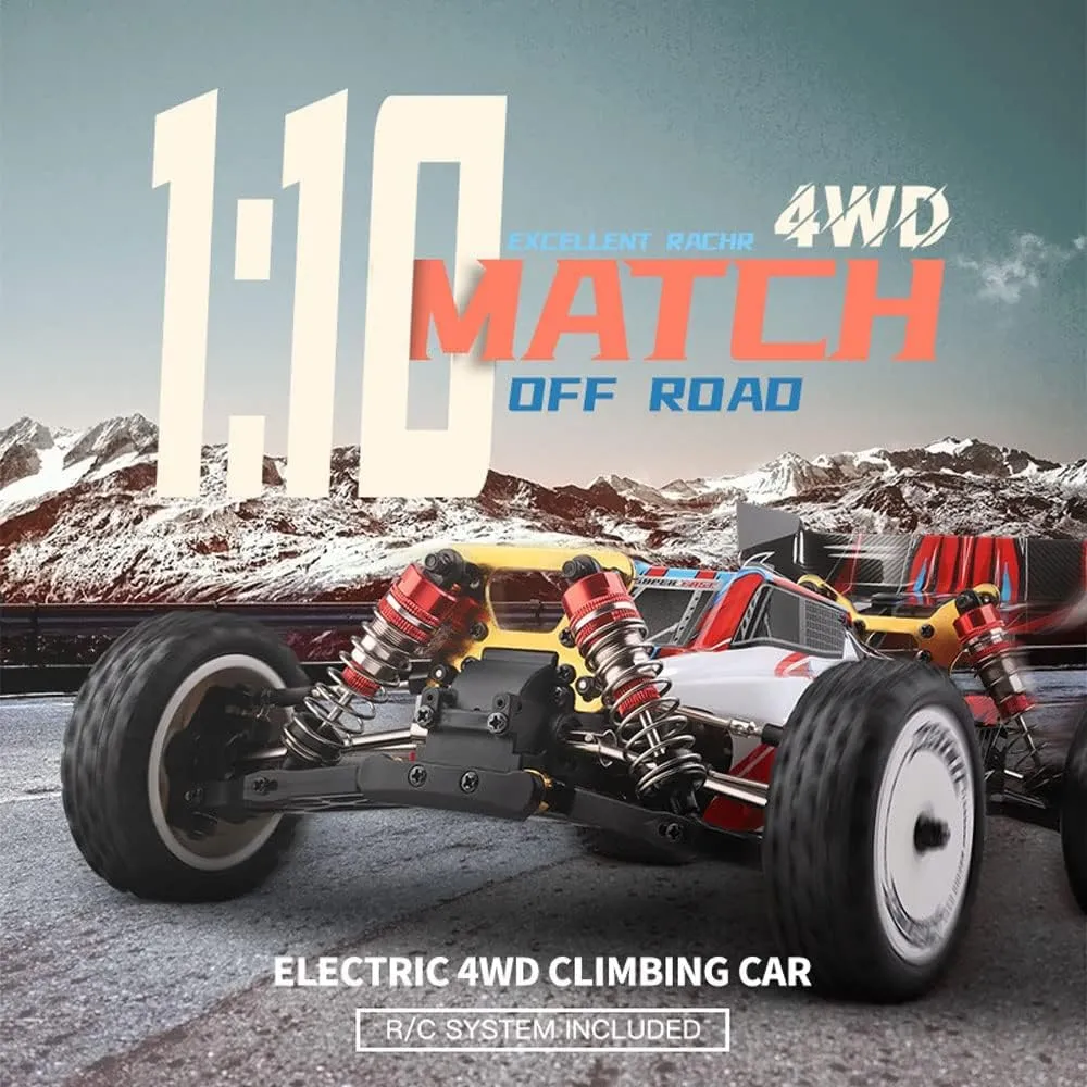 Buggy for Boys & Girls RC Racing Car, apprehend inception religion 45km/h High Speed Remote Control Car, 1:10 Drift Electric Short Course Rally Truck Monster Car 4WD All Terrain Toy Cars 