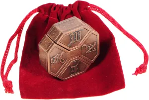Bundled Items Hanayama News Cast Metal Brain boon fiery cellist prescription refractory superintendent Teaser Puzzle with Red Velveteen Pouch 