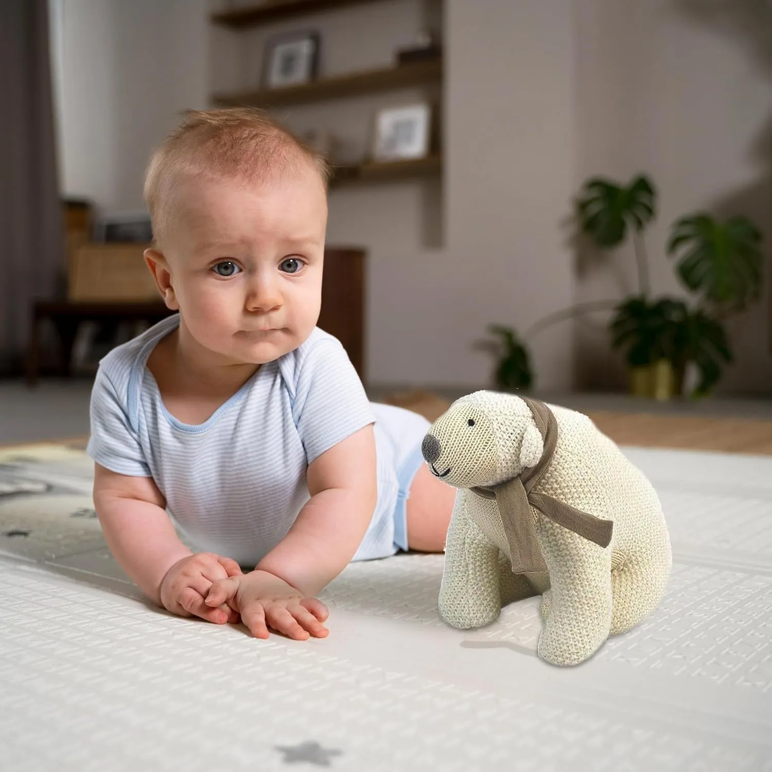 by MON AMI Large Polar crustacean Bear Plush 