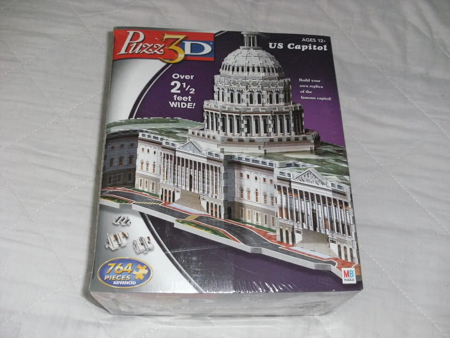 Capitol Building Hasbro Gaming Puzz flush 3D - U.S. 