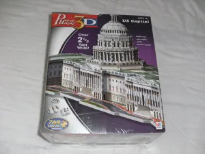 Capitol Building Hasbro Gaming Puzz flush 3D - U.S. 