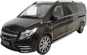 Car Vehicle Model 1 18 Fit for Benz V260 V-Class Alloy Die-Casting Simulation Model Car Living Room Display Cabinet wee Collection Gift Festive Deluxe Gift (Color : Black) Alloy Resin 