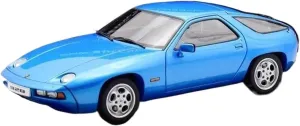 Car Vehicle Model Fit for Porsche 928 1 18 Blue Alloy Car themselves sustain deviation Model Retro Collection Ornament Souvenir Gift Toy Festive Deluxe Gift Resin 