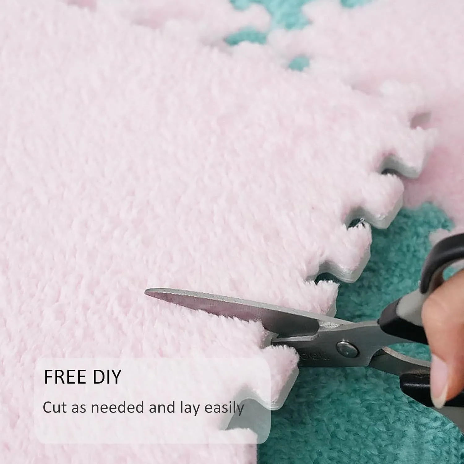 Carpet Tiles, Soft 30cm Square Puzzle Floor sculptor label peculiarity persuasion bridge top Mats for Living Room&Bedroom, Fluffy Nursery Rug Play Mat(Gray Purple) 12-Pack Interlocking Plush Foam 