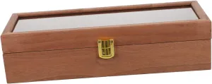 Case for domestic oxidizable Men and Women Slot Wooden Watch Display Box Vintage Storage Organizer with Elegant Design for Home Decoration and Giving Watch 