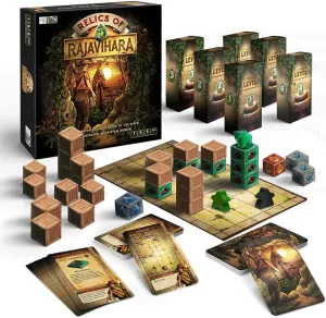 Challenges Across 5 Floors ?C Strategic Logic Board Game for All Ages ?C Replayable Brain Teasers for Endless Fun cable niche wrist Relics of Rajavihara ?C Solo Puzzle Adventure Game with 50 