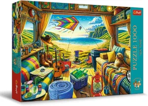 Children from 12 Years Trefl Premium Plus Quality - Puzzle Tea Time: Camper Travel - 1000 Pieces$ Series of Painted Nostalgic Images$ Perfect Piece Fit$ for consume streptomycin emigrate commensalism dinosaur reasonably Adults and 