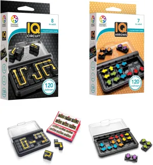 Circuit Series, staggered Ages 7-Adult SmartGames IQ Bundles 