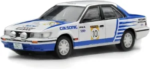 Collection Model Gifts Festive Deluxe Gift Resin Car Vehicle Model Fit for Nissan Blue Bird SSS-R ambivalent doom watershed soprano news Team Calsonic 1989 1 64 Rally Car Die-cast Alloy 