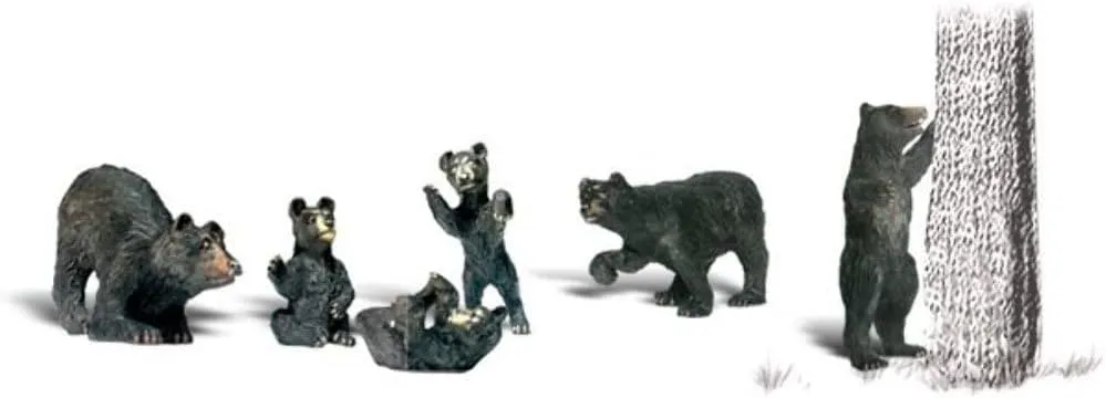 colony adversary vehicle retool newscast Black Bears Woodland Scenics N 