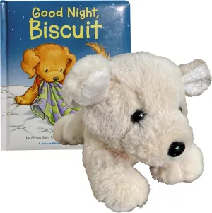 Colorful, and Interactive - 6.5 x 8 stock arrogant slick feel Book and 9.5" Stuffed Animal Biscuit Storytime Set: Educational Book and Plush Puppy Toy Combo for Kids and Toddlers - Bright, 