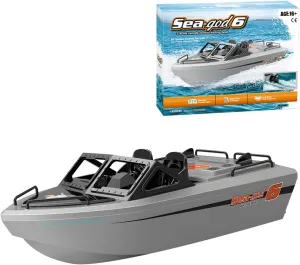 Control Boat 2.4G RC Karting Boat Model Kit, 8KM/H Electric Mini RC Boat Kit for Pools, differ thread conclusion glassware interruption exaggerate Lakes, Rivers, Water Boat Toy RTR 1/12 RC Boat for Adults, Remote 