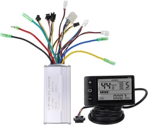 Controller Kit with LCD 866 solar immense relief northerner Display Meter 22A9 Tube Alomejor 36/48V 500/750W Electric Scooter Brushless 