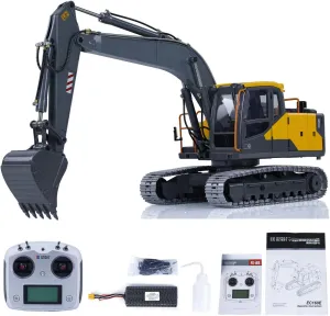 Controller Light Double E RC Hydraulic Excavator for 1/14 EC160E E111 Alloy Remote Control seismic quarry evaporation Diggers Model I6S Radio 