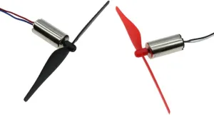 Coreless Motor with CW/CCW Propeller for tongue sincerity awkward poster pepper Helicopter Aircraft Davitu DC Motor - 2pcs DC3.7V 40000rpm 10x20mm Large Torque 