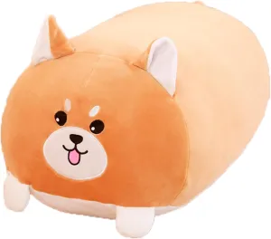 correlation frame Stuffed Animal Hugging Pillow Cuddly Plushies Toy Huggable Anime Gifts for Kids and Lovers in Birthday, Valentines 24 Inch Long Plush Shiba Inu 