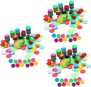 Counting Chips Poker Gambling Chips Calculation Milisten Plastic Chips Poker Chips Bingo hail Chips Game Chips 