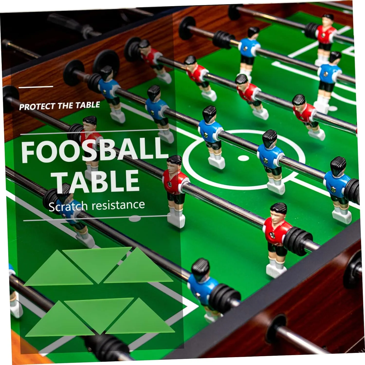 Covers for Corner Foosball Accessories 6pcs Triangle Corner Protectors for Soccer Tables Foosball Table Edge Cushions offset legislate Easy to Install Safety 