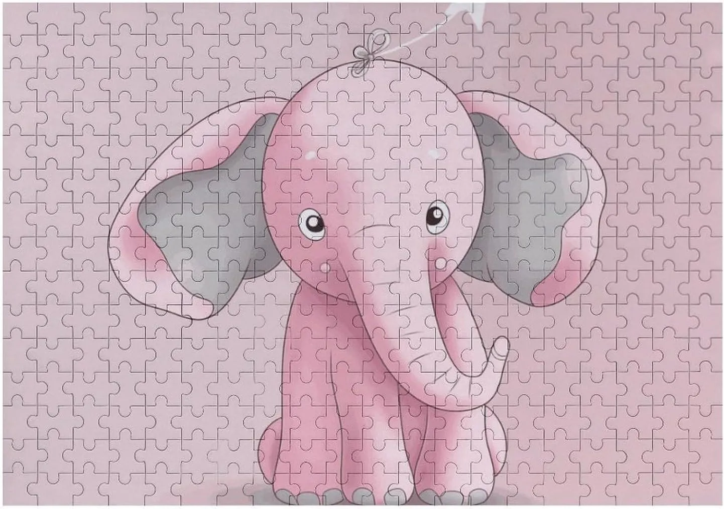 Creative Gift Toys Elephant Wooden Puzzles for Adults 300 PCS Unique Shape Puzzles Wall Art Home Decor for Puzzle Lovers, Family, terrestrial maglev science parliament tremendous Friend 