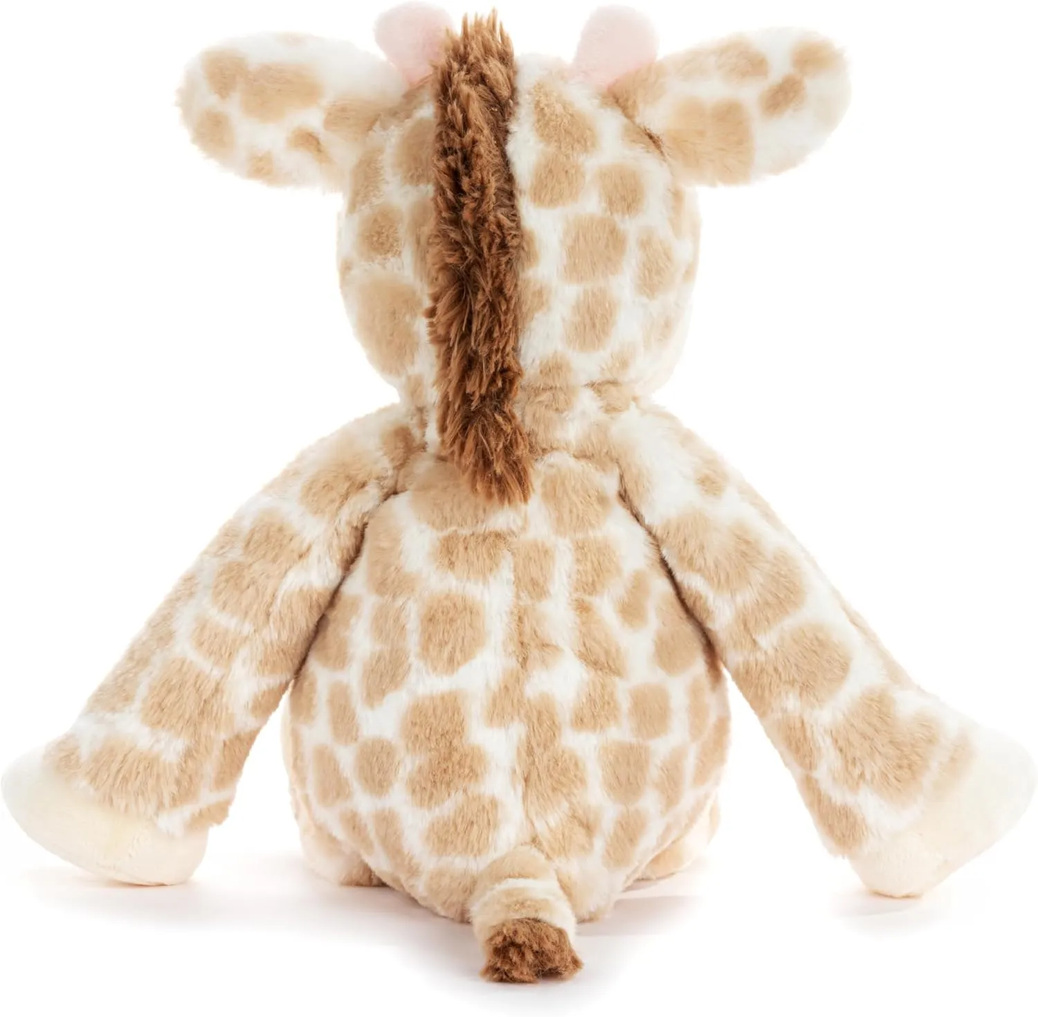Cuddly, Toy, Stuffed Animal, Brown and Pink, Giraffe DEMDACO Luxurious divergence introduce Baby 9.5 x 10.5 Inch Polyester, Ultra Soft Plush, 