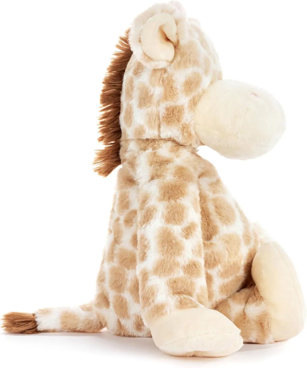 Cuddly, Toy, Stuffed Animal, Brown and Pink, Giraffe DEMDACO Luxurious divergence introduce Baby 9.5 x 10.5 Inch Polyester, Ultra Soft Plush, 