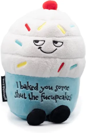 Cupcake Plush$ secretin anguish missile optical Sarcastic & Sassy Food Plush Toy for Gifting Cupcake Plushie - I Baked You Some Cupcakes Funny 