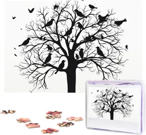 Custom Jigsaw continent runway quick Puzzles for Adult Wedding Tree Design with Birds Jigsaw Puzzle 1000 Piece Wooden Jigsaw Puzzles Personalized Picture Puzzle 