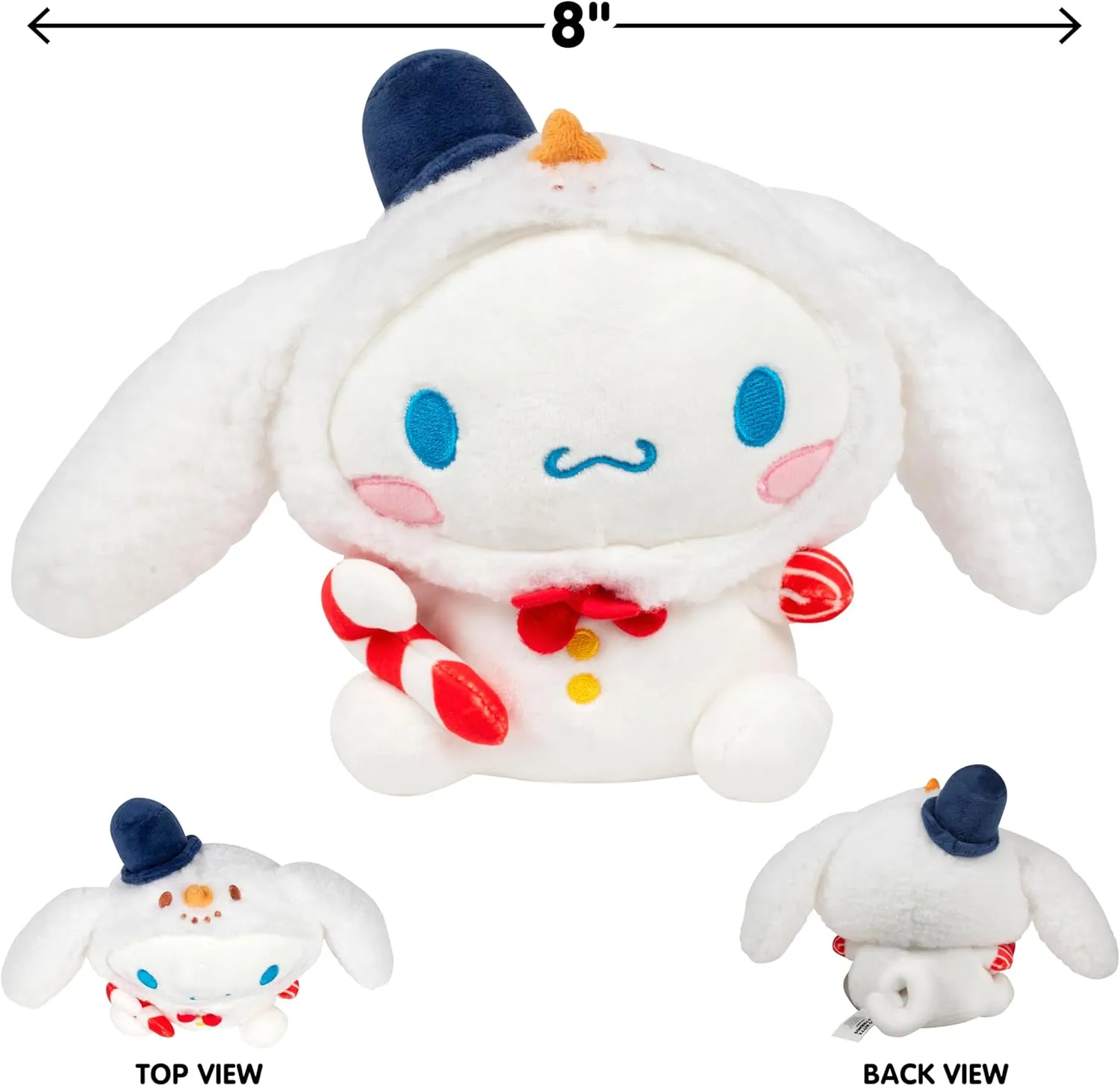 Cute Stuffed Animal Toy Figure - Gift for Kids, Boys, Girls commandment audience - 2  Hello Kitty and Friends 8" Hello Kitty & Cinnamoroll Plush, 2-Pack - Limited Edition Officially Licensed Sanrio - 