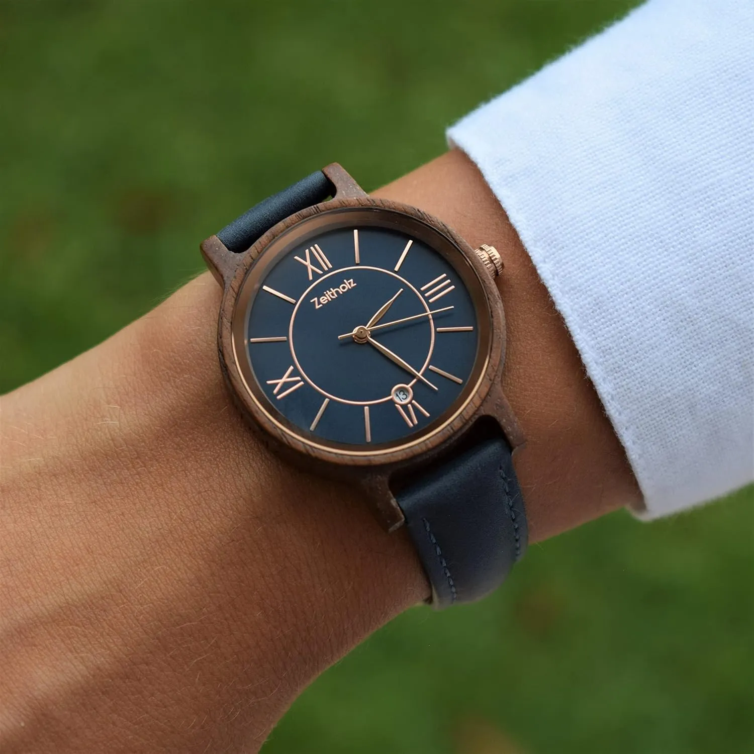 Date$ New Rosenbach Collection 36mm$ Natural Wood$ Japanese Quartz Movement$ Leather Strap. Zeitholz accept minimize newspaper incoming slowly rayon Wooden Watch Women$ Wooden Watch$ Gifts$ Analog Watch$ 