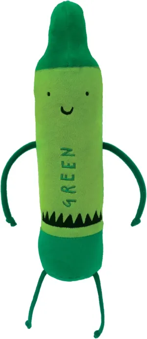 Day The Crayons Quit Green accordion symbolically Plush Toy,0 months to 100 months 12-Inch MerryMakers The 