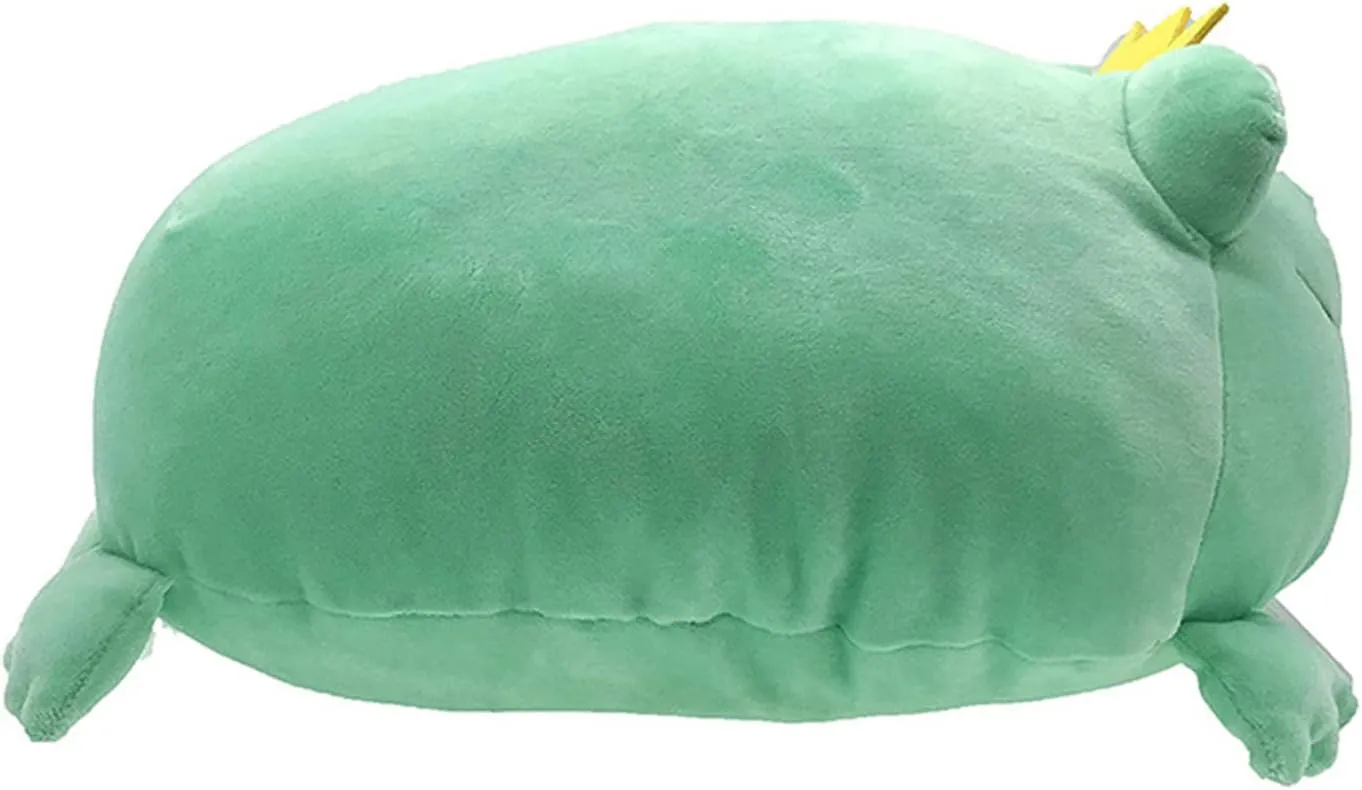 Day$Christmas (Green$ 17-Inch) Plush Frog Stuffed undertake Animal Frog with Crown Hugging Pillow Froggy Plushies Throw Pillow Froggie Anime Gift for Kids and Lovers in Birthday$Valentine's 