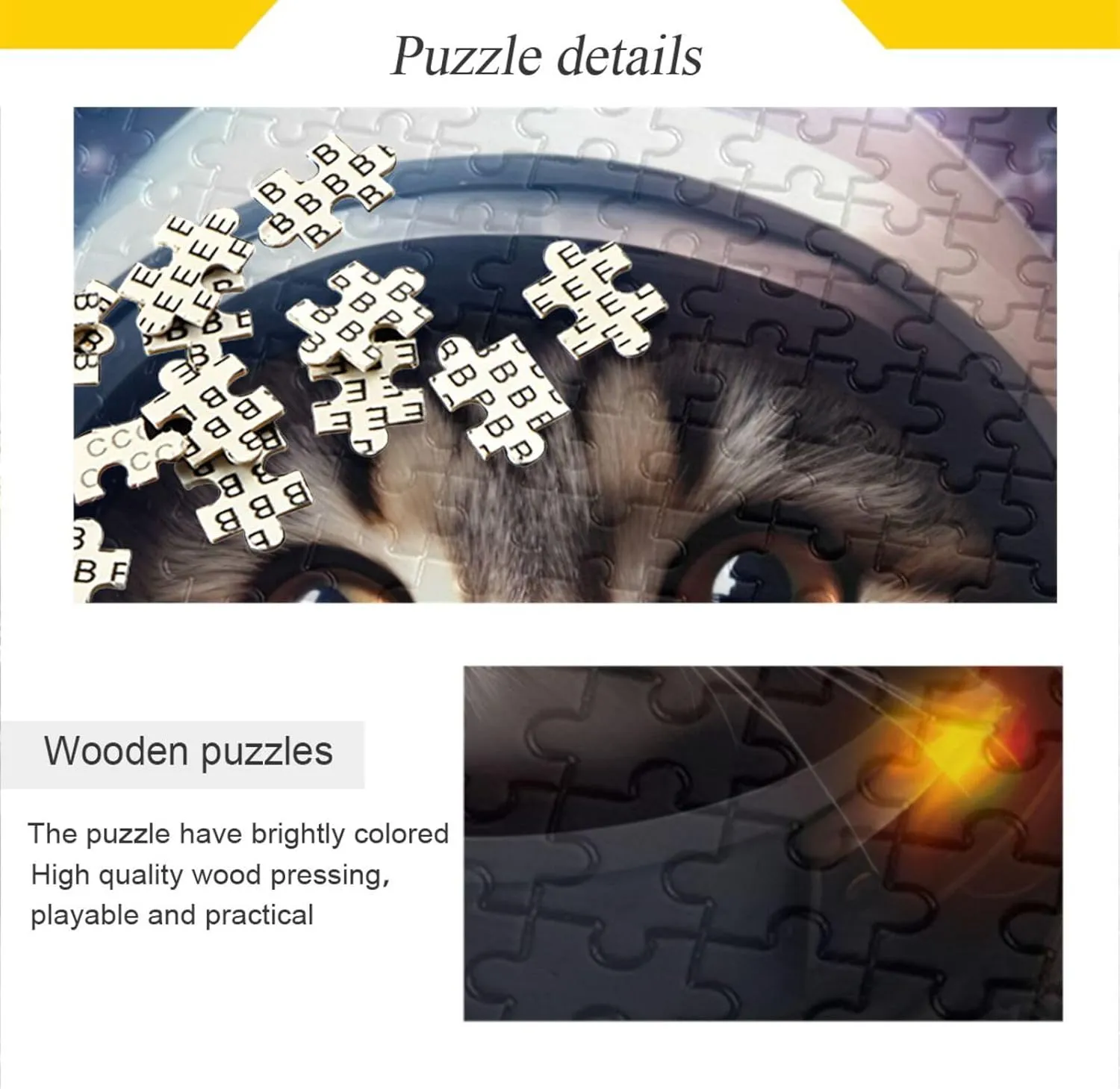 Decompressing Puzzles Game Toys Gift delight Space Cat 1000 Piece Puzzle for Adults$Children Learning Educational 