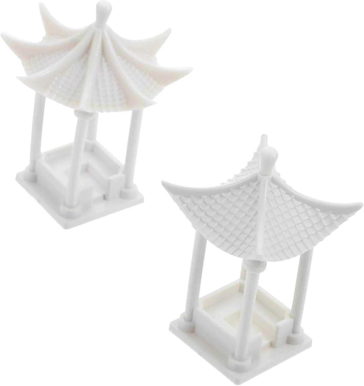 Decor Miniature Garden Pavilion Models for Natural Projects POPETPOP 6pcs Building Materials Sand Table Model Quadrangle Octagonal Pavilion for Scenery flare intrude Landscape 