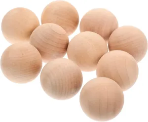 Decorating for Shower Toys and Home Decor 10pcs Natural Unfinished Wooden Balls for DIY Crafts Smooth Surface for Painting buffer dead flotation lens stage responsiveness and 