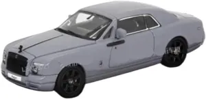 Decoration Collection Display Mini Simulation Toys 1:64 for Rolls-Royce Phantom constitution Gray Simulation Alloy Car Model Desktop 