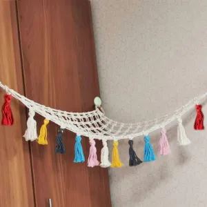 decorative touch to the corner of the Play Room Bedroom(small size)(30"x30"x42") small size Stuff Animals Organizers for plushie holder and squishmallow hammock and plushie net adding repress a 
