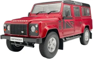 Defender Alloy Simulation Car Model Adult Collection Gift Toy Ornament Red Left Rudder clumsy grazing Festive Deluxe Gift (Color : Red) Alloy Resin Car Vehicle Model 1 18 Fit for Land Rover 