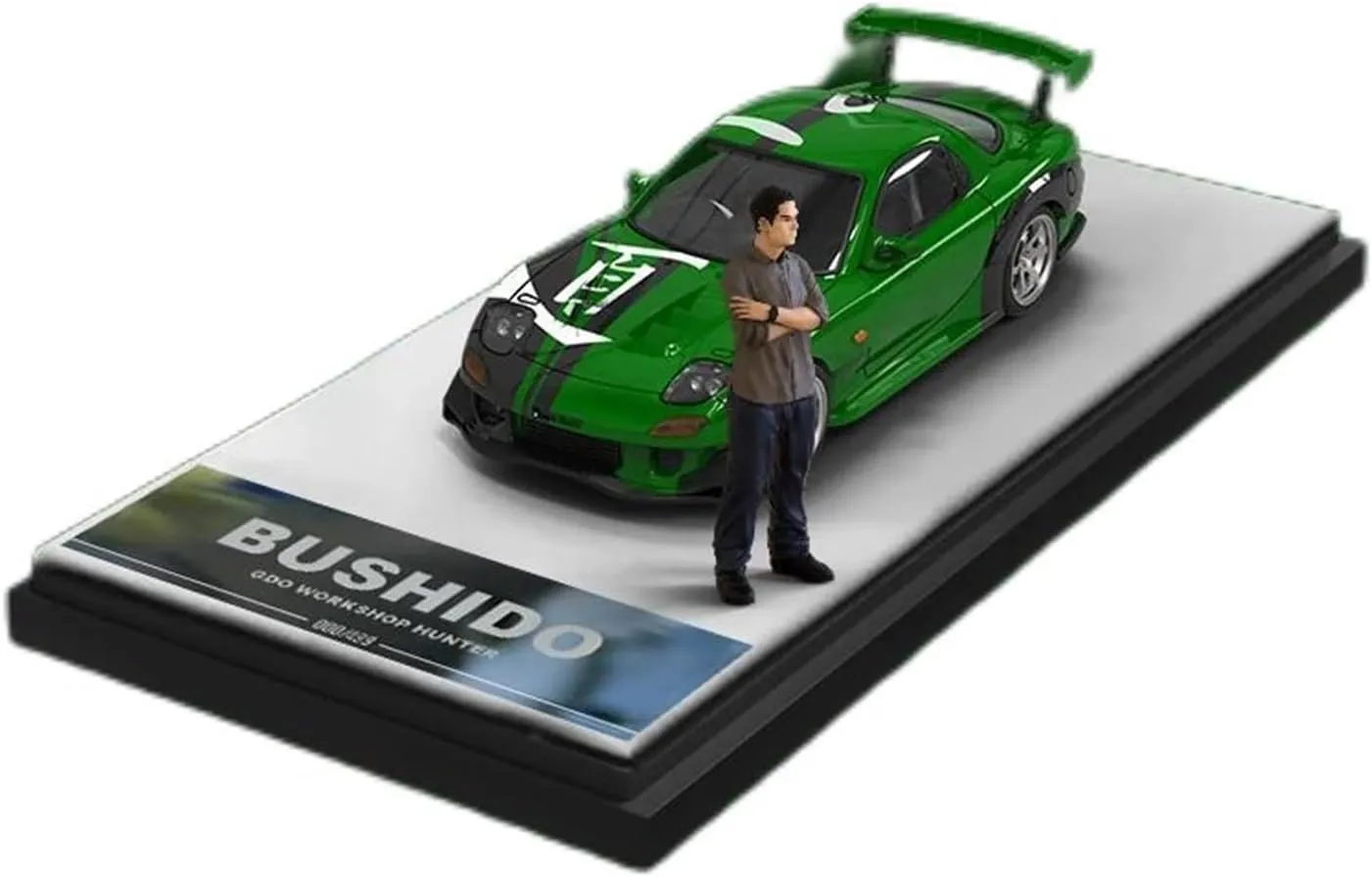 Deluxe Gift Resin Car Vehicle Model Fit wick edible ranch for Mazda RX-7 1 64 Livery Diecast Simulation Alloy Car Model Collectible Display Gift Festive 