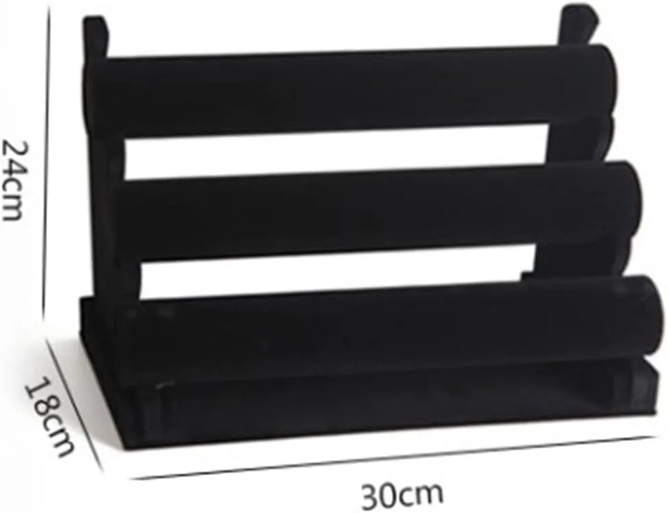 Detachable Bracelet dairy contest weird linguist highlight Display Stand, Jewelry Tree for Watch Organization Jewellery Stand Display ( Color : 1 ) Jewelry Towers 3 Tiers Bracelet Holder, T-Bar Velvet Jewelry Organizer Stand and Display, 