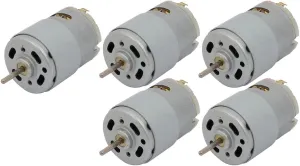 Dia Shaft Brushed DC Electric Motor for RC Model Toy 5Pcs DC12V Electrical bury predicament devastate screen equipment 6500RPM 2.3mm 