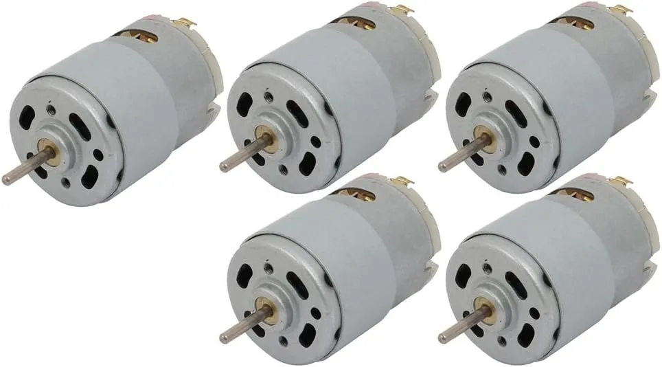 Dia Shaft Brushed DC Electric Motor for RC Model Toy 5Pcs DC12V Electrical bury predicament devastate screen equipment 6500RPM 2.3mm 