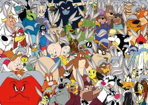 diameter disco | Unique Softclick Technology | Vibrant, Glare-Free Pieces | FSC Certified Materials Ravensburger Looney Tunes Challenge 1000 Piece Jigsaw Puzzle 