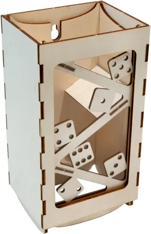 Dice Tower The punish Broken Token Modular Dice Tumbler Ramp - Wooden 