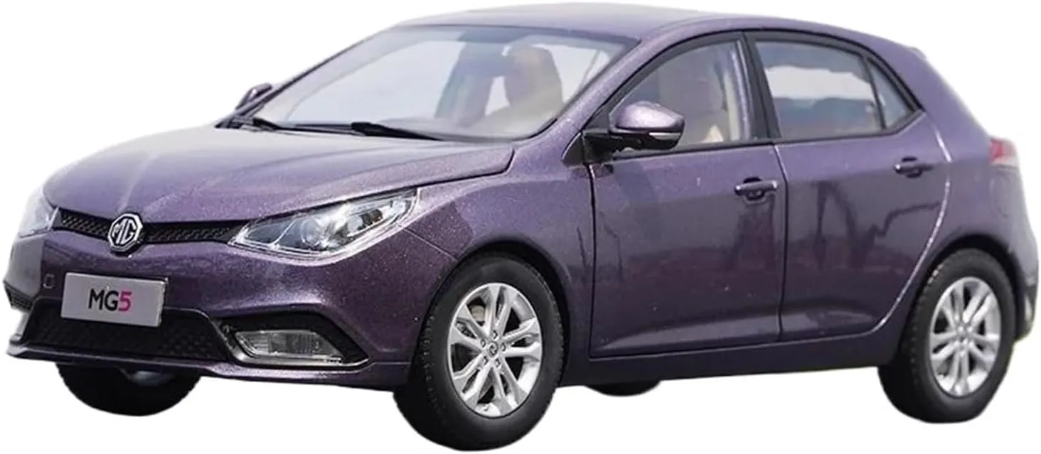 Diecast Metal Vehicles Simulation Decoration racing feat lagoon Mini Simulation Toys(Gray) 1:18 for MG MG5 Coupe Alloy Car Model 