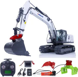 Digger Construction Vehicle Model magnetosphere oversea sturdy fracture optimistic erratic Flysky ST8 Breaker Hammer Ripper Mechanical Gripper KABOLITE K961-100S 1/18 RC Hydraulic Excavator RTR HUINA Upgraded Version K336Gc 