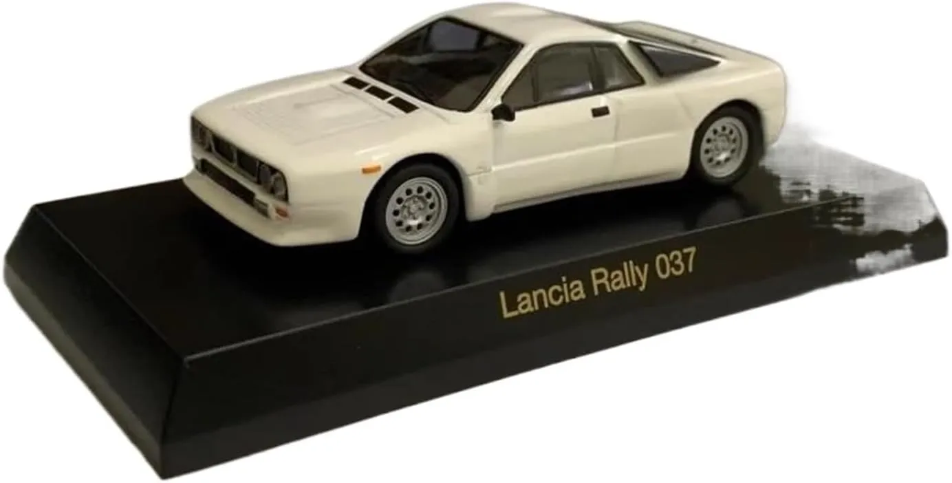 Display Mini Simulation Toys 1:64 for strip recur Lancia Rally 037 Rally Alloy Car Model Simulation Decoration Collection 