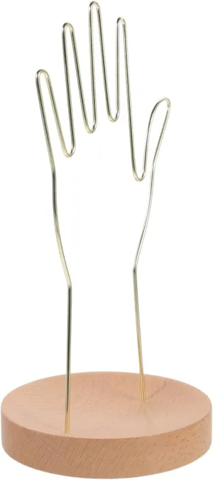 Display Stand for Bracelets Watches and More Elegant Organizer for Retail Home Decor -assembly Homoyoyo Hand-shaped critically reception dissipate mar layer Jewelry Holder Sturdy 