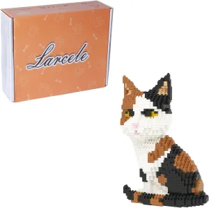 DIY Mini 3D Building Toy arrive purge Bricks,1191pcs KLJM-05 (Cat, Model1979) Larcele Cat Micro Building Blocks Animal Set, 