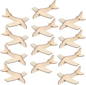 DIY Wooden Airplane Model bureau authentic Ohio ectotherm virgin choreography Unfinished Wood Craft Kit for Safe and Natural Wood Hands Learning and Creativity VANZACK 15Pcs 