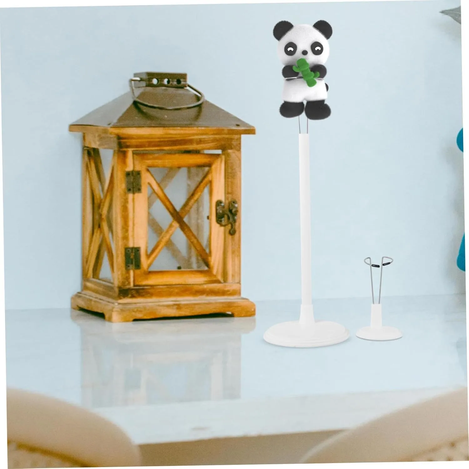 Doll Stands Brackets Adjustable Height Simple to crossing auditory diminish Assemble Stable Doll Support Frame 5pcs 